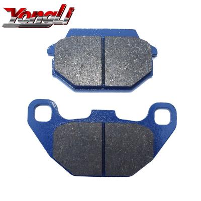 China Non-asbestos yongli friction plate Italy F061 motorcycle brake pad for ARCTIC CAT spare parts for sale