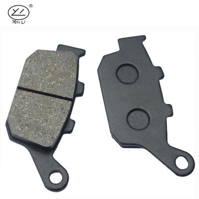 China Non-Asbestos Mexico Motorcycle Brake Pad For Delantero 250Z 170Z RT200 RT200GP for sale