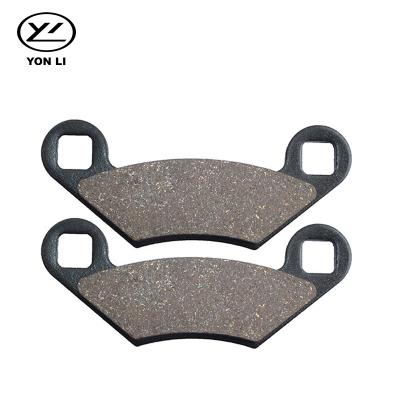 China Non-asbestos yongli friction plate mexico motorcycle brake pad spare parts for sale