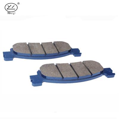 China Non-asbestos yongli friction plate Phil motorcycle brake pad for NOUVO spare parts for sale