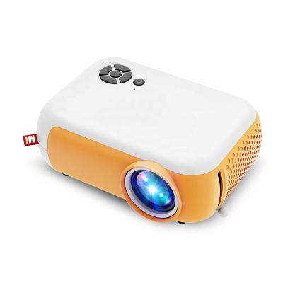 China Pico 1800 Lumens Short Throw Mini Portable Projector Projector For Phone HD Micro LED Home Theater for sale