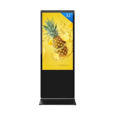 China 32 Inch Indoor Floor Stand LCD Touch Screen Display Indoor Advertising Playing Equipment Digital Signage for sale