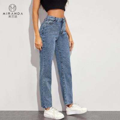 China High Quality Mom Jeans Breathable Jeans Women Jeans for sale