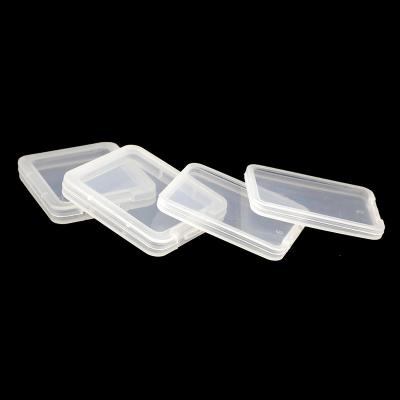 China SD XD and other consumer electronics packaging small electronics slim shine plastic container for sale