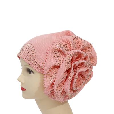 China Hot Selling Durable Comfortable Washable Rhinestone Rhinestone Bandanas Decoration Muslim Turban Headwear for sale