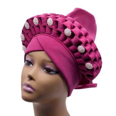 China Customization 2022 New Arrival Quick Dry Support 12 Colors Islamic Women's Turban Prayer Headwrap Muslim Women's Turban Hat Hood for sale