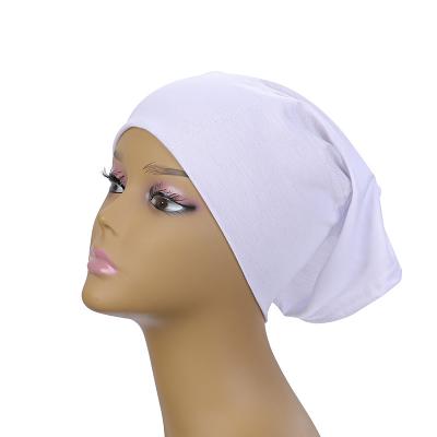 China 2022 Durable Inner Hijab Hats Wholesale Stretchy Cotton Tank Top Hood Hijab For Muslim Women Under Scarves for sale