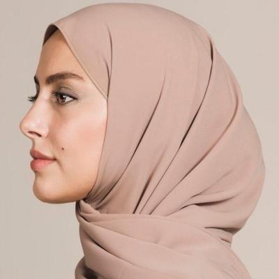 China Popular High Quality Mini Pleated Chiffon Hijab Muslim Shawl Malaysia Shawl Hijab Scarves for sale