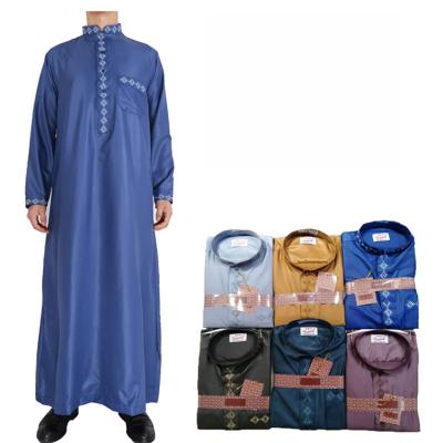 China Newest Custom Dubai Clothing Durable Comfortable Islamic Muslim Foldable Prayer Men's Muslim Dress for sale