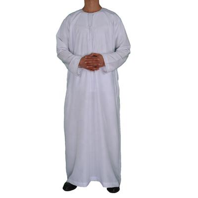 China Wholesale Price Durable Mens Clothing Islamic Robe Plain Long Around Neck Arabic Robe For Outdoor for sale