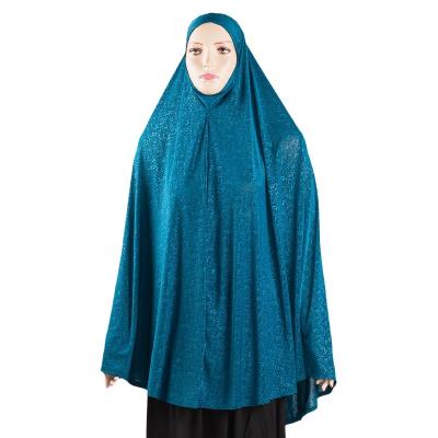 China 2022 Soft Hip Length Khimar Plain Plus Size Hijab Long Amira Fashionable Islamic Elegant Muslim Abaya Jilbab khimar for sale