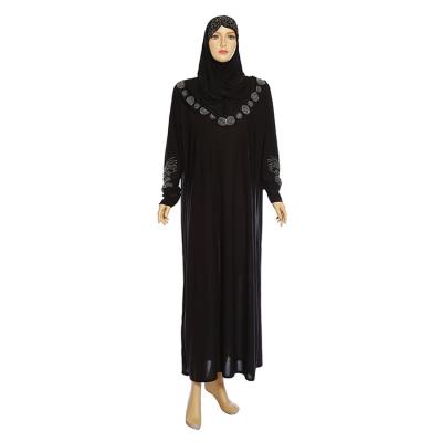 China Customized Durable Color Abaya Dubai Muslim Black Adults Fashion Robe Gown Islamic Clothing for sale