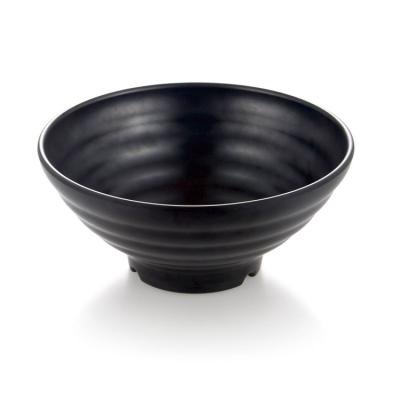 China Restaurant Viable Unbreakable Black Price Japanese Ramen Noodle Bowls Sets for sale