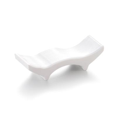 China Hot Sale Minimalist Melamine White Baguette Rack Rest for sale