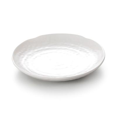 China Viable Selling Bulk Price 10 Inch Hotel Restaurant Matte White Melamine Shallow Dish for sale