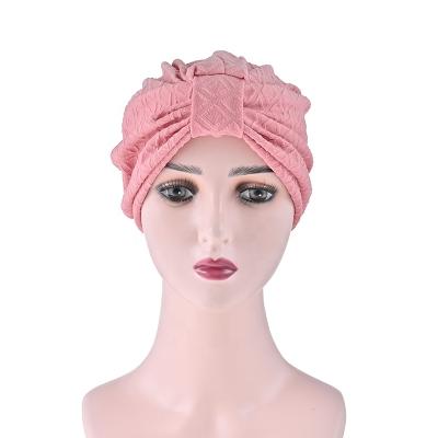 China High Elastic Cloth Customize New High-elastic Scarf Hat On Both Sides African Turban Hat Turban For Women Product for sale