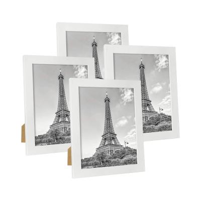 China Natural Storage 8x10 Picture Frame White Wood Display And Wall Decoration Photo Table Frames for sale