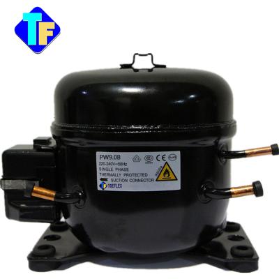 China Refrigeration Parts R600a Light Commercial Hermetic Refrigeration Compressor For Refrigerator for sale