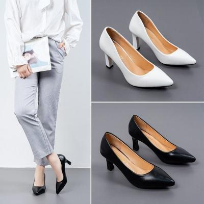 China 2022 Hot Selling Anti-odor Lady Pumps Professional Cheap High Heel Shoes Ladies Pumps Basic Style for sale