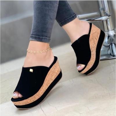 China Other Factory Fashion Wholesale Fish Say Women's Lipstick Sandals Plus Size Leisure High Heel Sandals Shoes For Women for sale