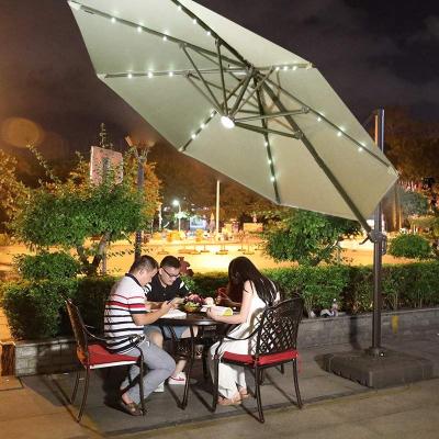 China Antique Outdoor Led Roman Lamp 3 Meters Garden Umbrella For Leisure for sale