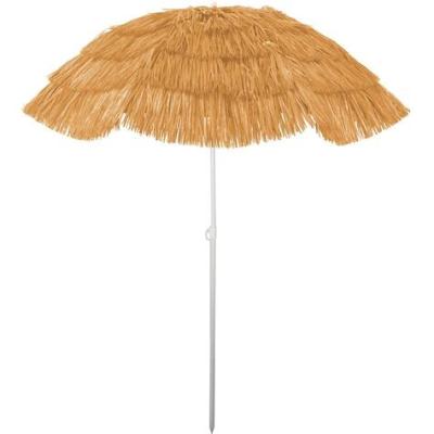 China Patio\Garden\Outdoor Palm Leaf Synthetic Thatched Umbrella\Hotel\Beach 6foot 1.8meter Sea Grass Polynesian Dance Straw Tiki Umbrella for sale