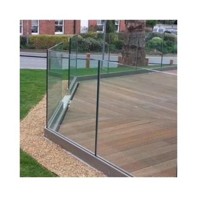 China CCC gelamineerde reling glas aluminium geraamde glazen handrail voor balkon Te koop