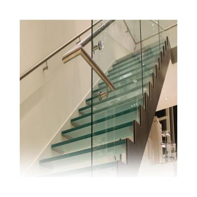 China Custom Thick Laminated Glass Railing 6mm Tempered Curved Glass For Handrails for sale