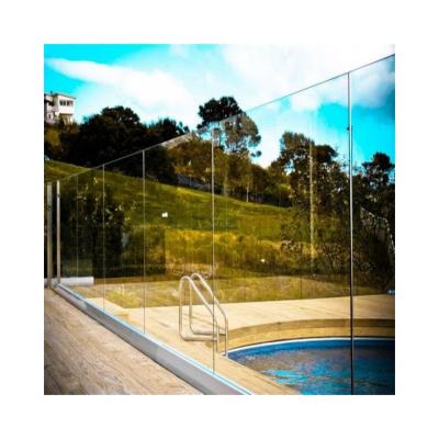 China Apartments Frameless Glass Balustrade 6mm Terrace Balcony Railing for sale