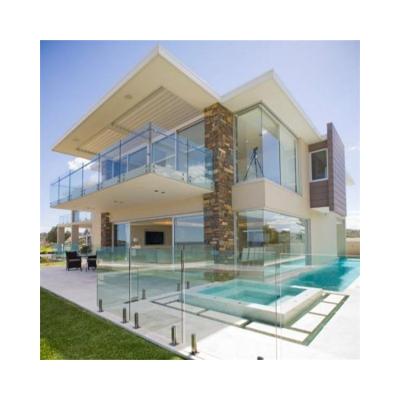 China Balcony Stainless Glass Railing Laminated Pool Safe Glass Fencing for sale