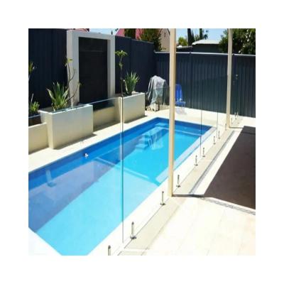 China Baranda de vidrio laminada de 12 mm, cerca de vidrio curva de piscina en venta