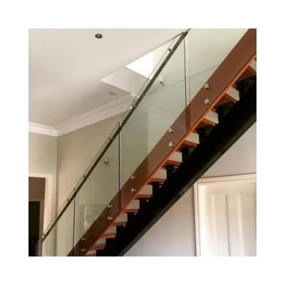 China Veiligheid Doorzichtige glazen leuning 6 mm dikte Balkon glazen balustrade Te koop