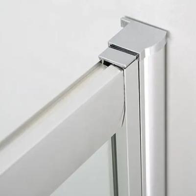 China Customized Sliding Door Profile Aluminum Toughened Glass Door Fittings for sale