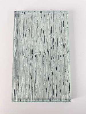 China Ripple Clear Textured Glass Panels Household Architectural Textured Glass for sale