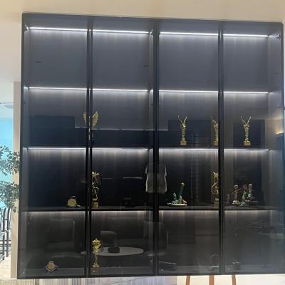 China Troféu Vitrine de vidro Display Cosméticos de mão Loja Vitrine de vidro à venda