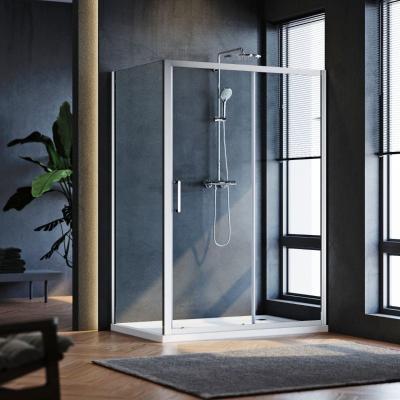 China Stainless Steel Shower Door Bathroom Tempered Glass Shower Enclosure Room for sale