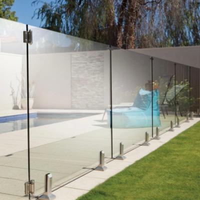 China Tempered Glass Laminated Glass Railing Swimming Pool Fence for sale