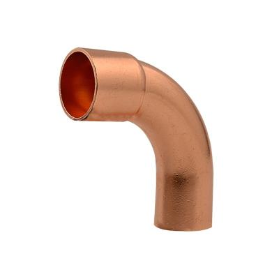 China Plumbing Water Factory Wholesale End Feed 90 Degree Elbow Long Turn Pipe Fittings Copper for Plumbing for sale