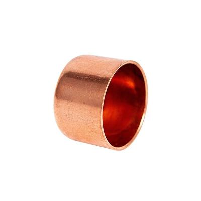 China Plumbing Water Factory Custom EN1254 Copper Stop End Hat Pipe Fittings for Plumbing and Gas System for sale