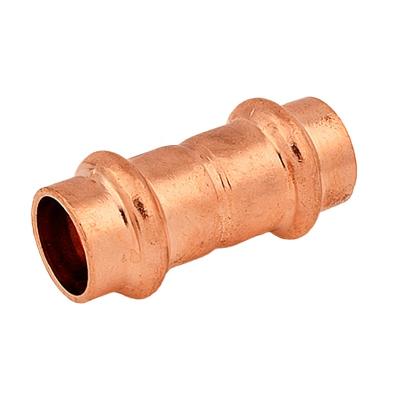 China Plumbing Water Factory Custom Coupling Stop Plumbing Sanitary Pipe Copper Press Fittings for Gas Water for sale