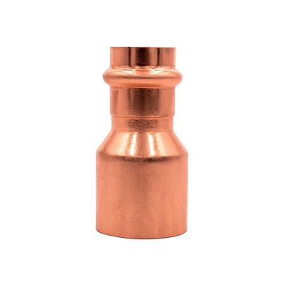 China Plumbing Water OEM AS3688 Watermark Plumbing Sanitary Pipe Reducer Copper Straight Coupling Press Fittings for sale