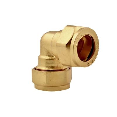 China Chilled water systems China Supplier Female Thread 90 Degree Elbow Quick Twisting Brass Pipe Fittings for sale