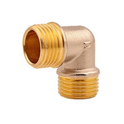 China Custom Lead Free Water Pipe Brass Fittings Male Threaded Elbow Chrome Plate Brass Fittings Plumbing Equal/Reducing for sale