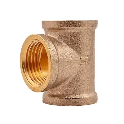 China Forged Custom Size CNC Machining Nickel Plated Brass Connection Joint Pipe Threaded Fittings Elbow Tee Equal/Reducing for sale