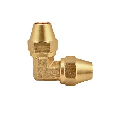 China Gas Water Male Thread Brass Tube Fittings 1/4