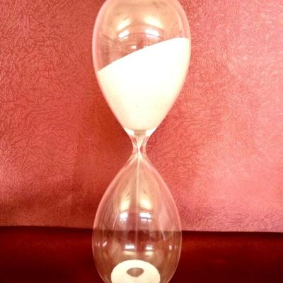 China Europe glass hourglass for sale