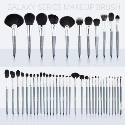 China Angular Blush 2021 28pcs Professional Natural Makeup Brush Set Animal Hair Makeup Brush Private Label Custom LOGO for sale