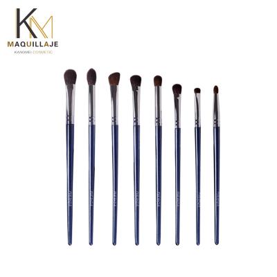 China 2021 8pcs Eyeliner Eyebrow Set Makeup Brush Set Makeup Brush Set Natural Goat Pony Skin-Friendly for sale