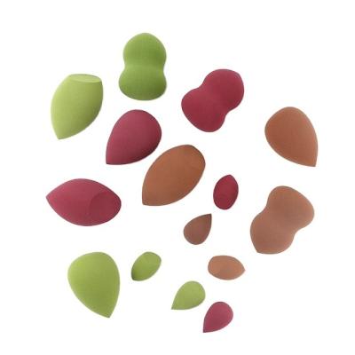 China Gently 2021 rubber sponge 2 silicone free in 1 multifunctional makeup sponge beauty powder puff makeup egg for sale