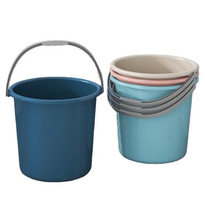 China Stock Price Guaranteed 15L/18L/22L Plastic Bucket Purified Water Bucket Stock With Plastic Handle for sale